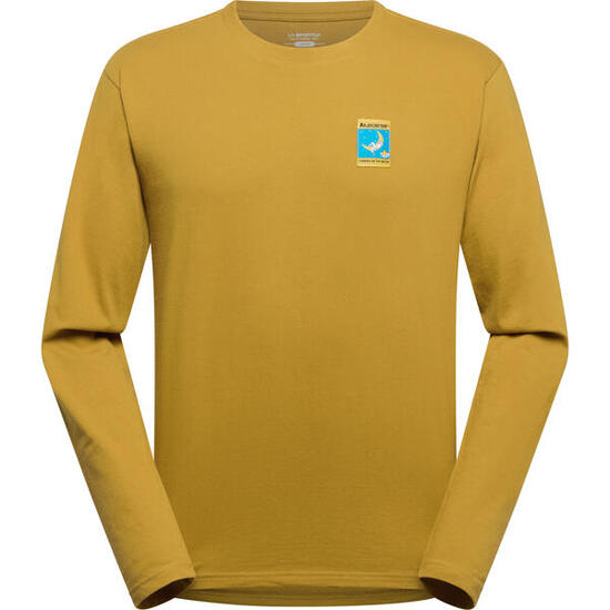 T-shirt manches longues La Sportiva Moon Climb 100% coton bio 220g Loose Fit