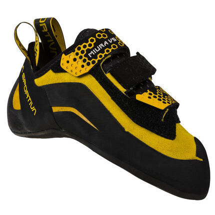 Chausson d'escalade La Sportiva Miura VS noir-jaune 45,5 Velcro XS Edge