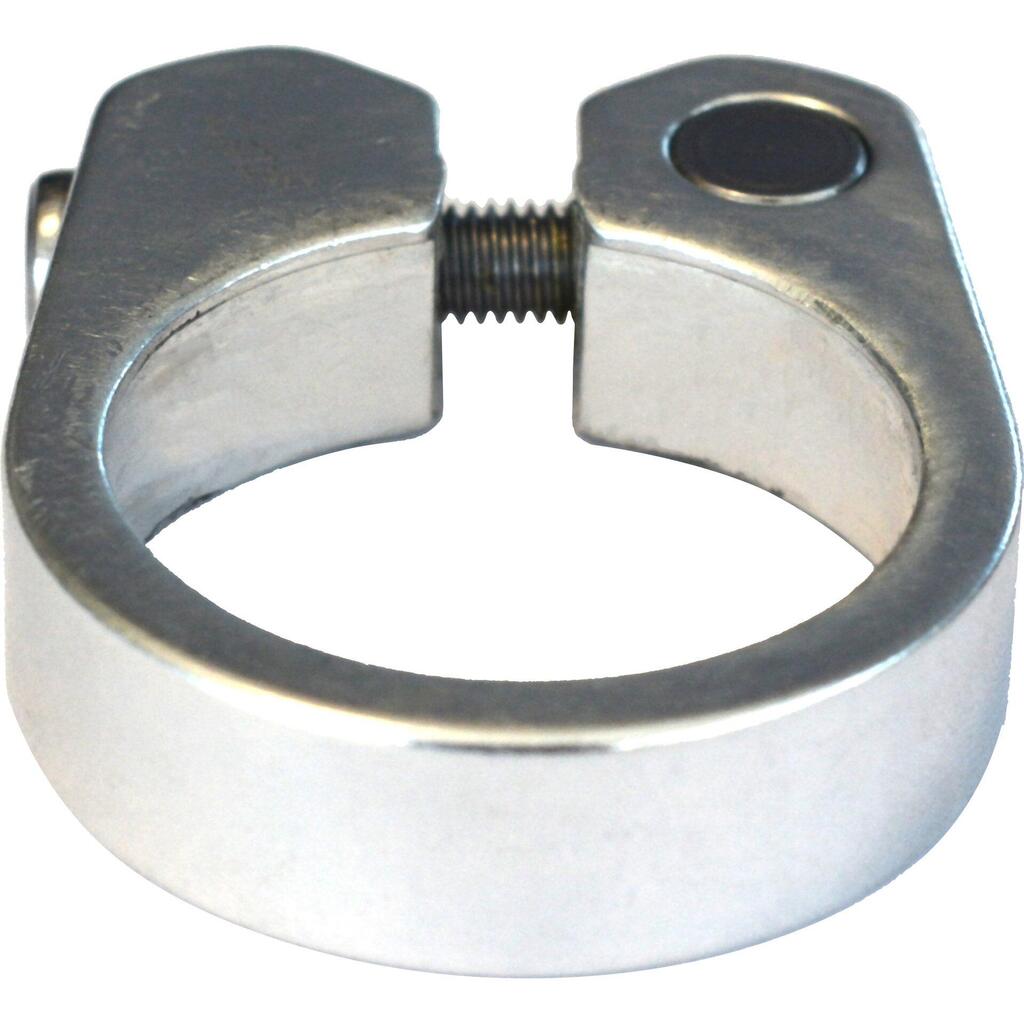 Aluminium Seatpost Clamp 31.8 mm — Silver.