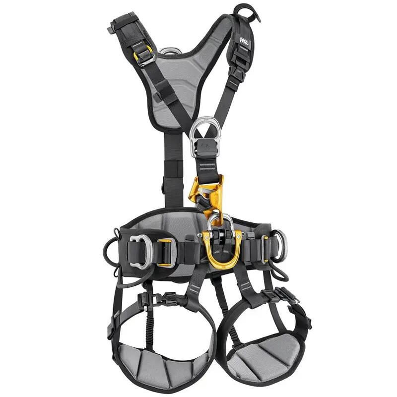 Harness PETZL Astro EUR 0 Semi-Rigid Black/Yellow with CROLL L