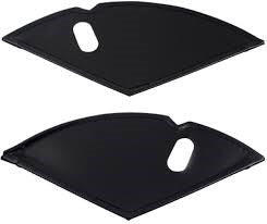 Jasbeschermer 26 inch lakdoek mat zwart.