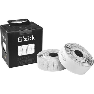 Fizik Nastro Manubrio Endurance Tacky Bianco 25 mm - Set 2 Rotoli.
