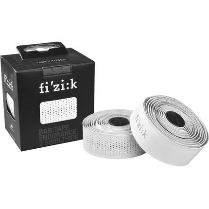 Fizik Endurance Tacky Ruban de Guidon Blanc 2,5 mm (2 rouleaux).