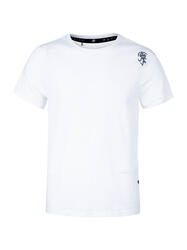 T-shirt homme Rafiki ARCOS coton bio blanc coupe confortable imprimé escalade