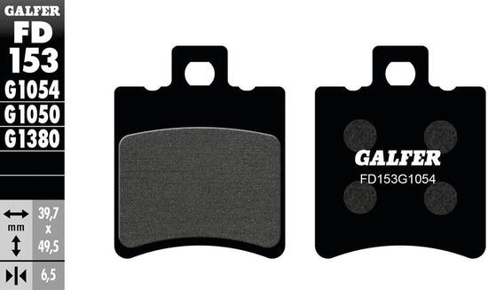 Galfer remblokken fd153 brake pad fd153 g1054 organic
