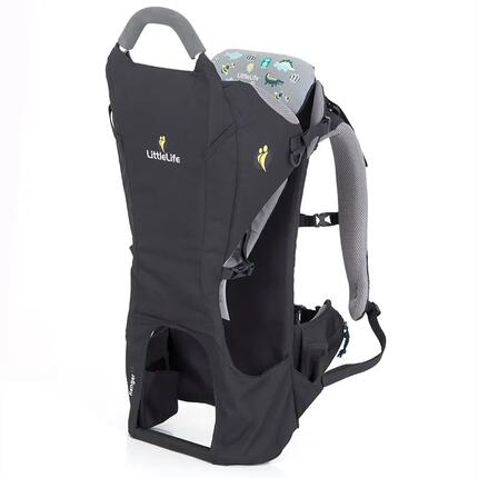 Porte‑bébé LittleLife Ranger S2 noir 1,7 kg, dorsal réglable, poches hanche