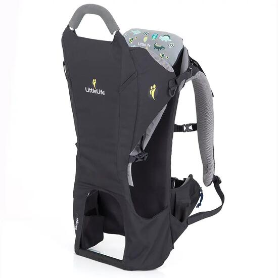 Porte‑bébé LittleLife Ranger S2 noir 1,7 kg, dorsal réglable, poches hanche