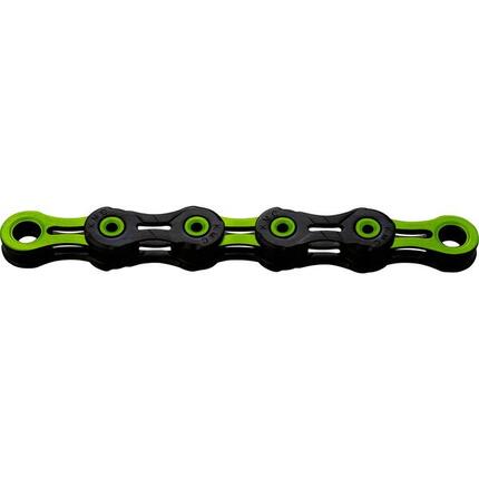 KMC ketting 1/2-11/128 116 10V DLC10 zwart/groen