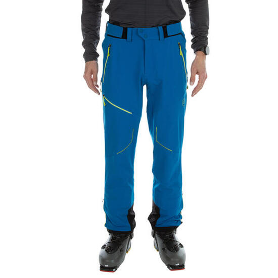 Pantalon ski rando La Sportiva Electric Blue Lime Punch