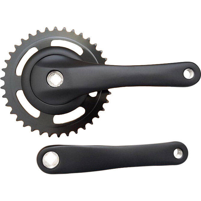 TORMINO Crank Set 38T Nexus Alu Matt Black Flat 1st Type