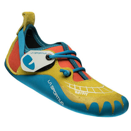La Sportiva Gripit Kinder-Kletterschuhe No-Edge Wildleder ECO Klettverschluss