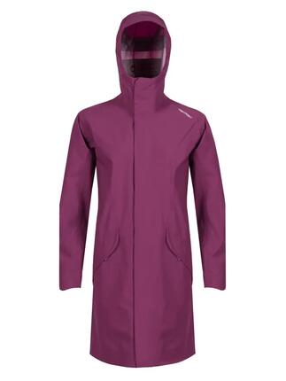 Damenmantel High Point Rivera Magenta, 3/4-Länge, wasserdicht, Kapuze adjustable