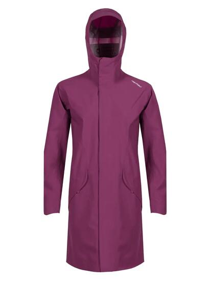 Damenmantel High Point Rivera Magenta, 3/4-Länge, wasserdicht, Kapuze adjustable