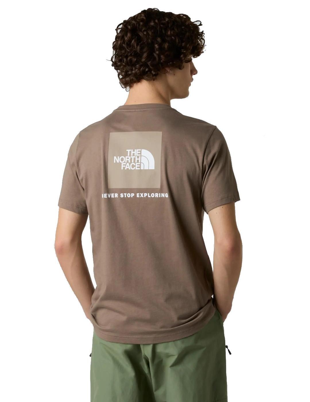 T-shirt pour homme The North Face Evolution Box Marron. 3/5