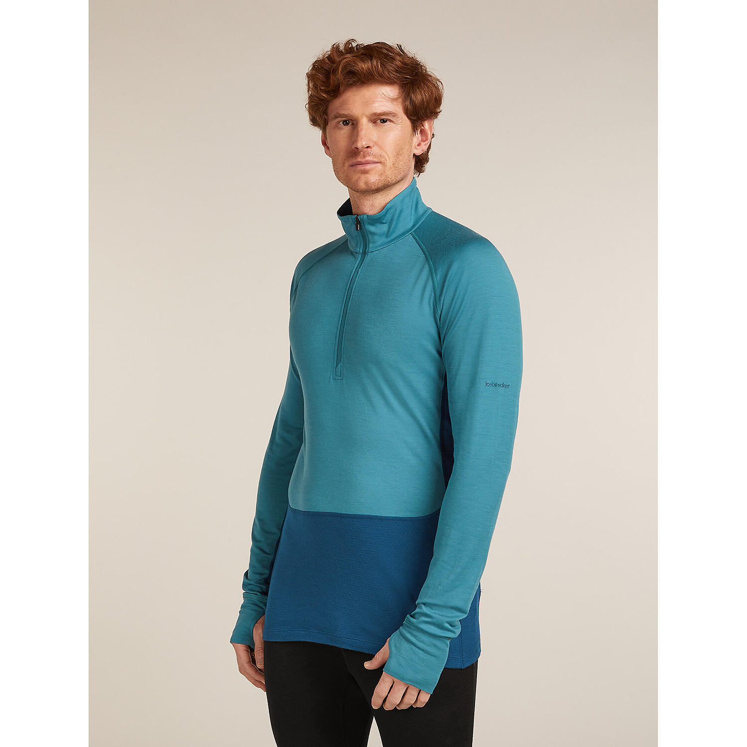 Herren Unterhemd Merino 200 ZoneKnit LS Half Zi 2/7