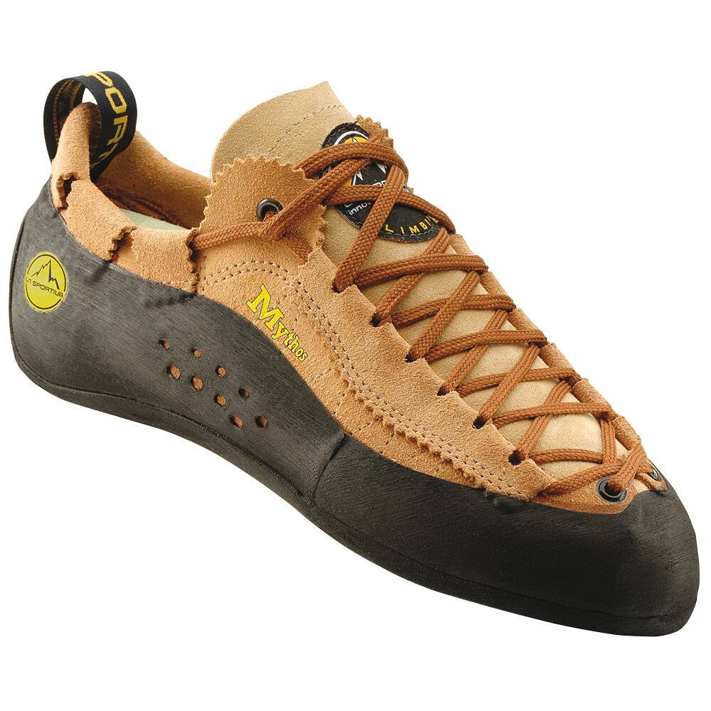 La Sportiva - Chausson D'Escalade La Sportiva Mythos Terra Cuir, Lacets, Vibram Xs Edge 4 Mm - Chaussures De Sport - Bordeaux|rouge - Decathlon
