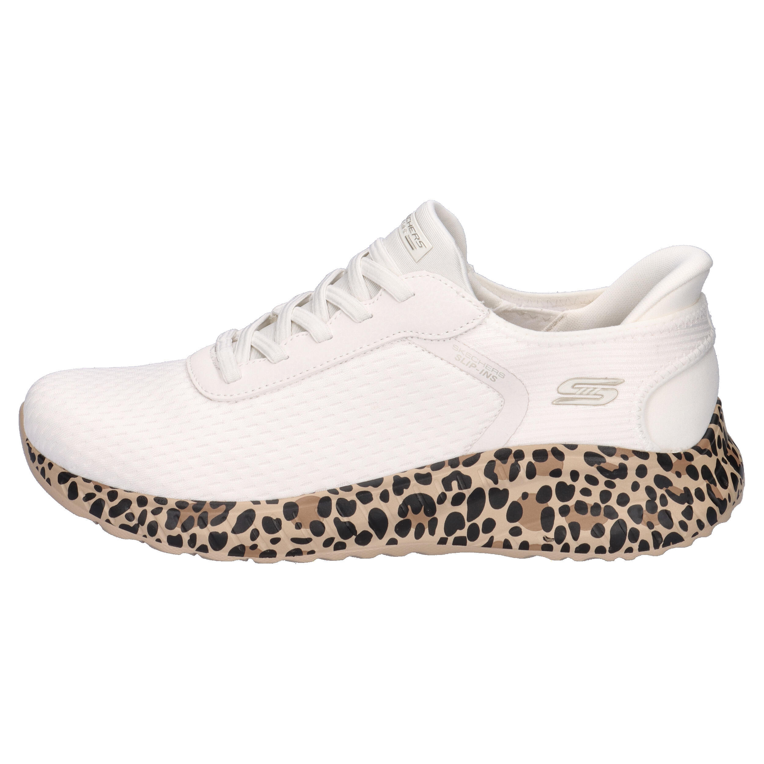 Skechers Damen Slip-ins BOBS Sport Squad Chaos Daily Prowl 117246 WHT 10/15