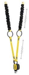 Petzl Absorbica Y Tie Back 150 cm – longe double avec absorbeur compact
