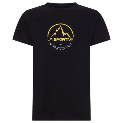 T-shirt homme La Sportiva Logo Tee noir coupe classique respirant