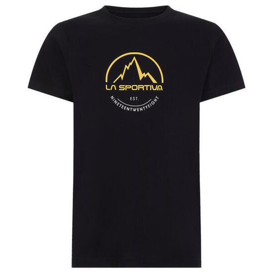 T-shirt homme La Sportiva Logo Tee noir coupe classique respirant