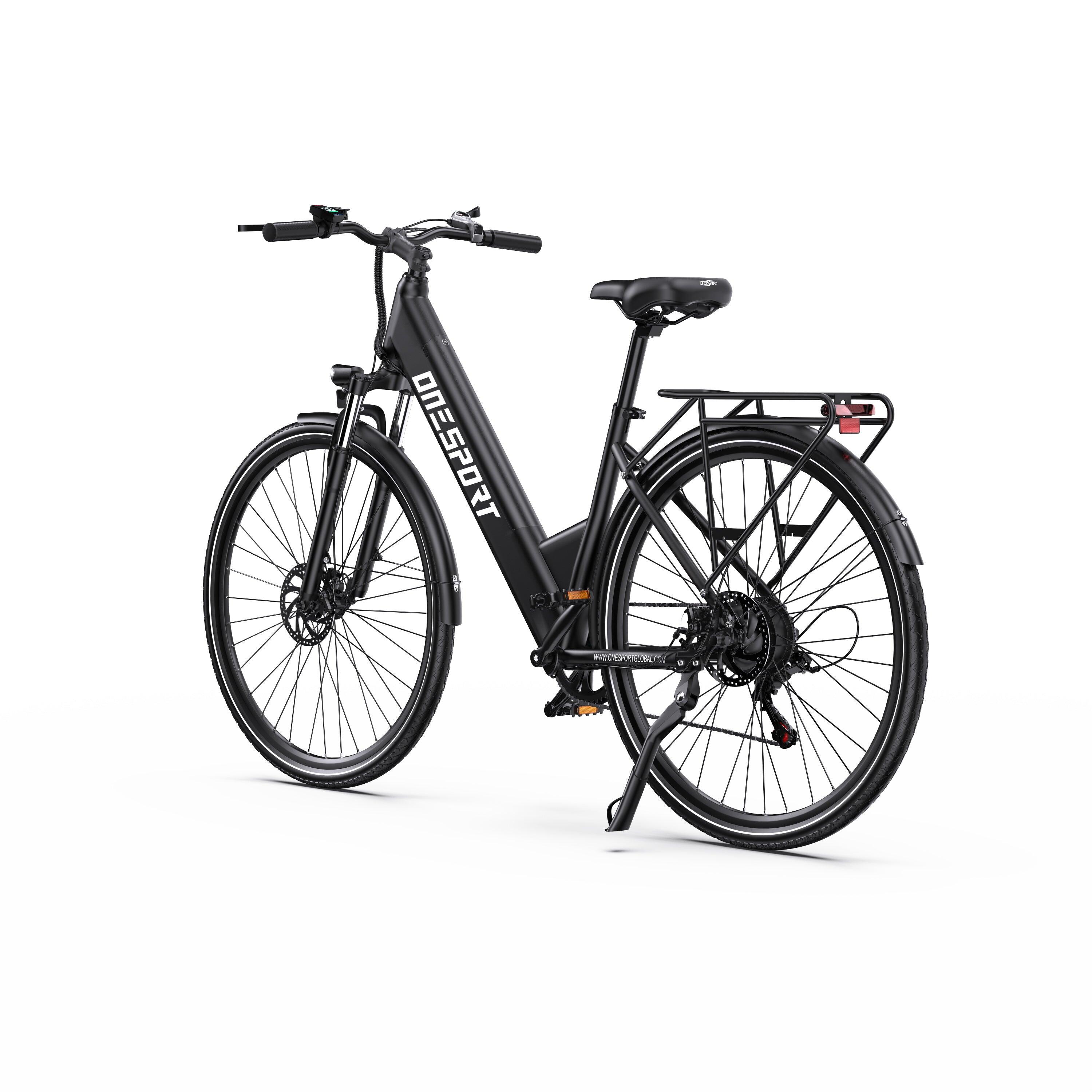 ONESPORT BICICLETA ELÉCTRICA URBANA ONESPORT OT12 - 36V 13AH- NEUMÁTICOS DE 27,5"