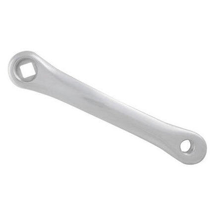 Lewe ramię korby z polerowanego aluminium