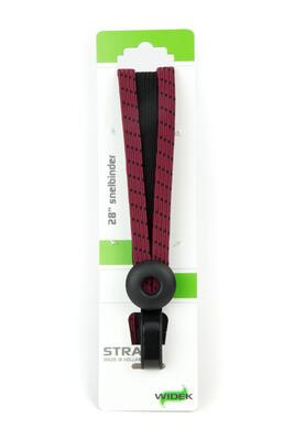 Qibbel widek triobinder oog met haak 24+2x12mm zwart bordeaux