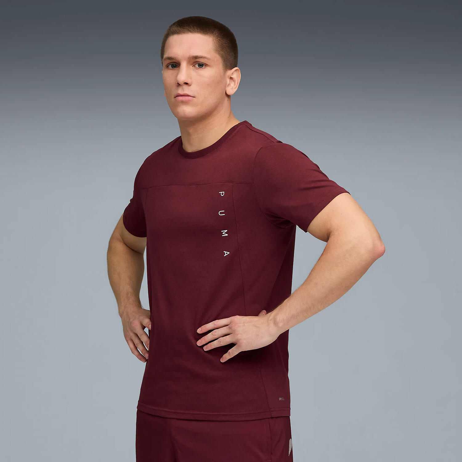 Herren T-Shirt M TAD TECH Triblend Tee 3/4