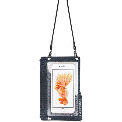 Lifeventure IPX7 wasserdichte Hülle grau mit Touchfenster & LocTop-Verschluss