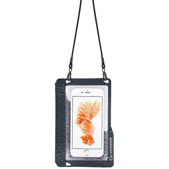 Lifeventure IPX7 wasserdichte Hülle grau mit Touchfenster & LocTop-Verschluss