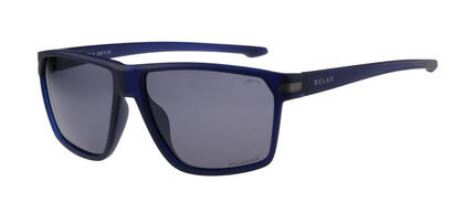 Lunettes soleil Relax Pinnot R1152A monture bleu mat verres polarisés gris Cat.3