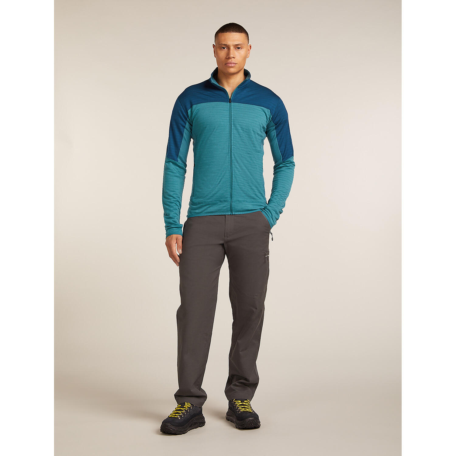 Herren Longsleeve Merino Blend 300 RealFleece De 4/7