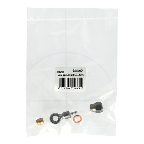 Elvedes Kit parti idrauliche B – Banjo 6 mm acciaio inox.