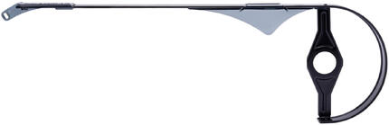 Hebie -Kettenbildschirm 38tds 180 mm 0394 Alu Black