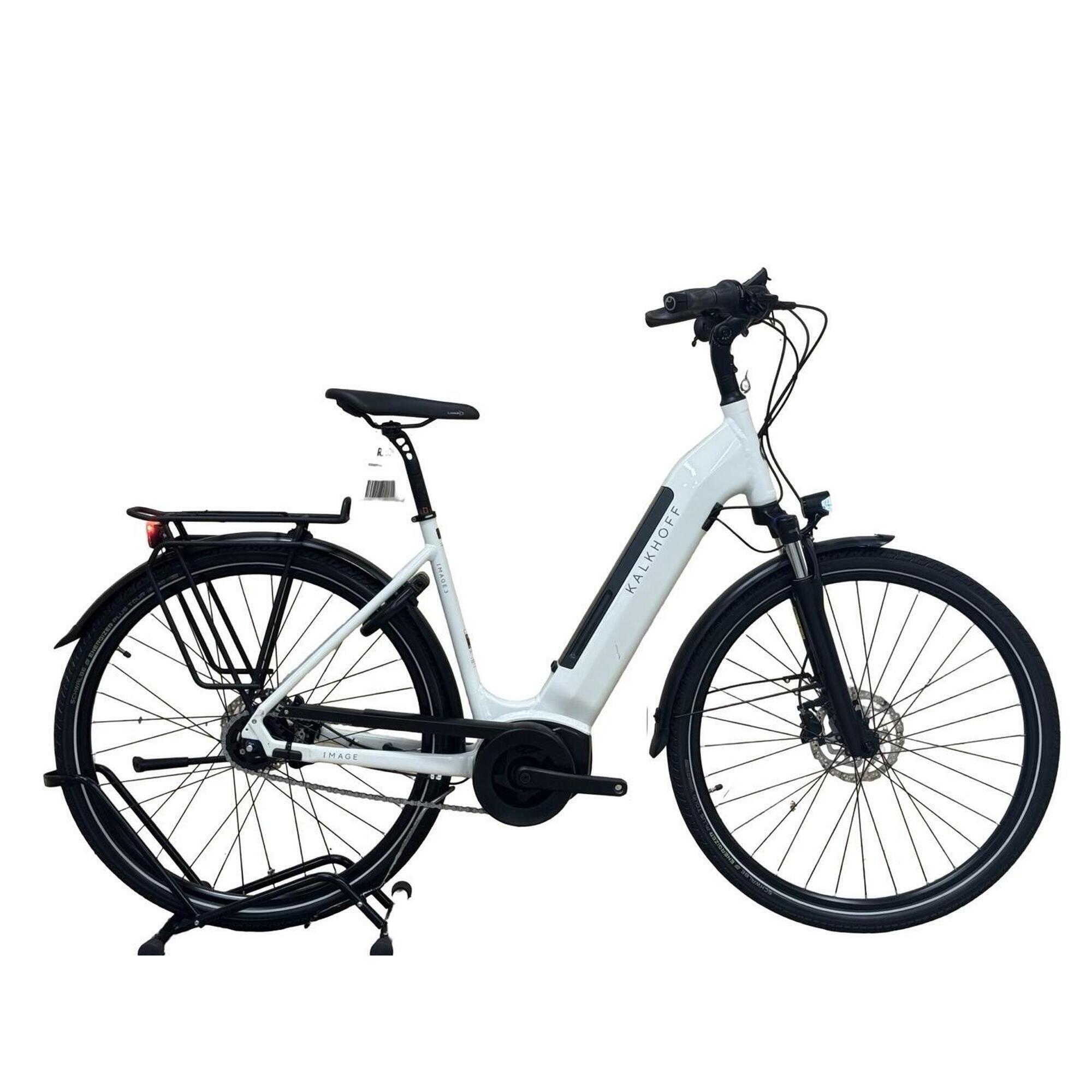 Kalkhoff - Reconditionné - Vélo Électrique Kalkhoff Image 3.b Advance Gear - Comme Neuf - Vélo Ville - Blanc|noir - 50 Cm - Decathlon