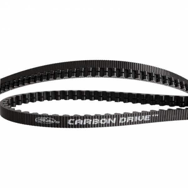 Gates CDX Carbon Drive Belt — 108T, 1188 x 12 mm, Black.