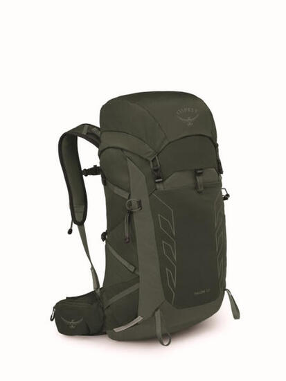 Zaino Osprey Talon 33L verde con AirScape e spallacci ergonomici