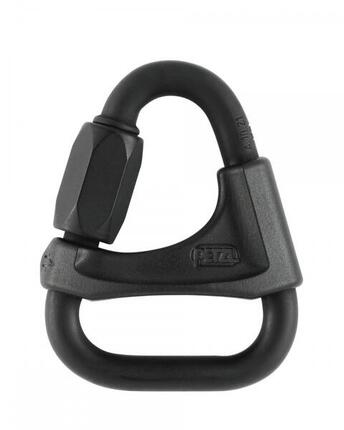 Mousqueton Petzl Delta N 8 Screwlock acier noir