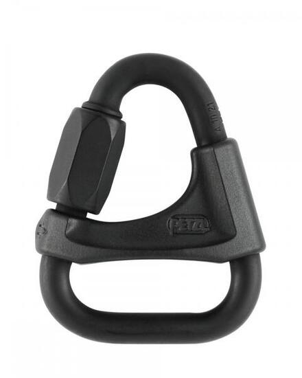 Mousqueton Petzl Delta N 8 Screwlock acier noir