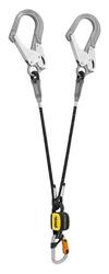 Longe double Petzl ABSORBICA Y MGO 80 cm absorbeur intégré 2 MGO 1 Bm'D