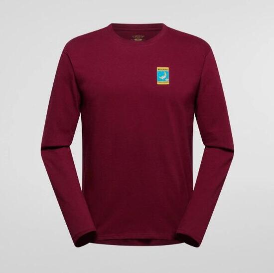 T-shirt manches longues La Sportiva Moon Climb 100% coton bio 220 g loose fit