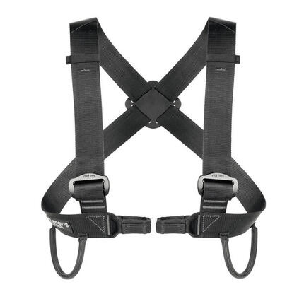 Sangles poitrine Singing Rock Aladin schwarz, leicht 240 g EN12277/UIAA