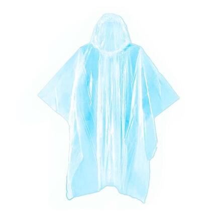 Yate Regenponcho wasserdicht blau ultraleicht 130x110 cm kompakt 40 g