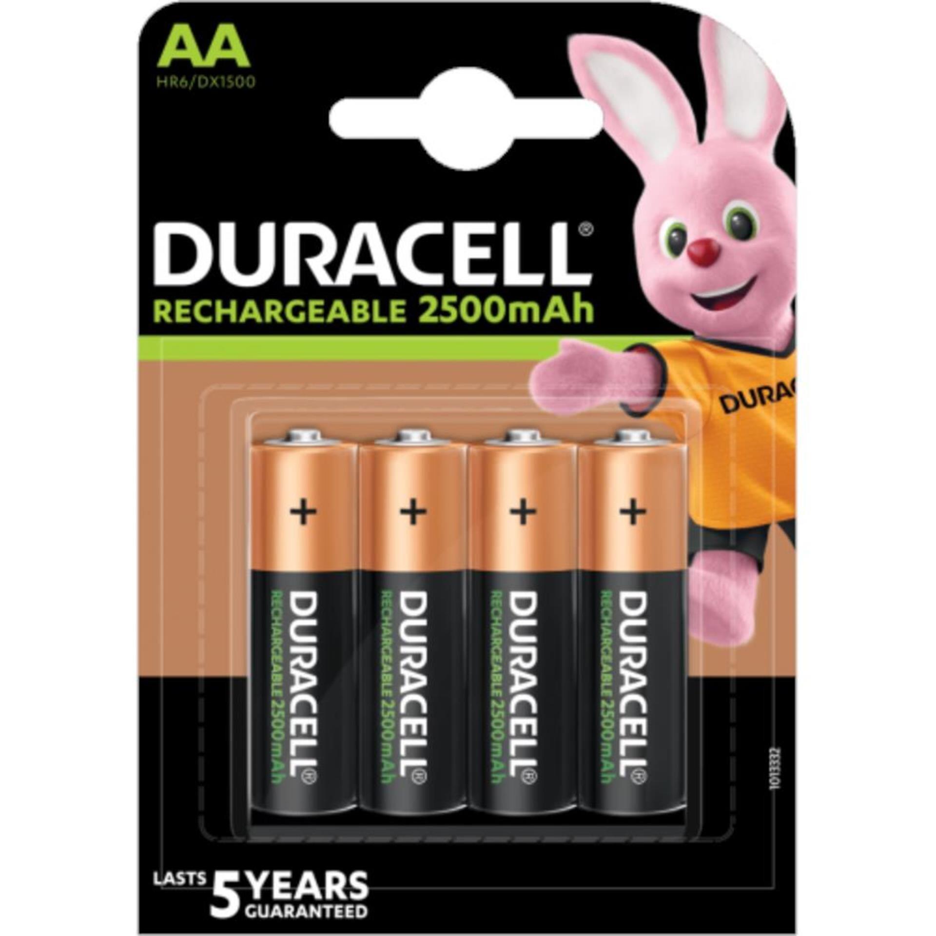ENERGIE BATTERIES TE Duracell Recharge Ultra AA 4 pack 2500 mAh.