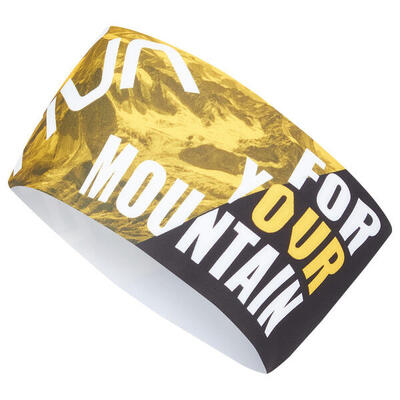 Damen Bandeau La Sportiva Stirnband Schwarz-Gelb, leicht