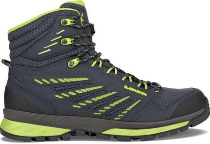 Lowa TREK EVO GTX MID Gore-Tex Berg-/Wanderschuhe marine/limette, Vibram-Sohle