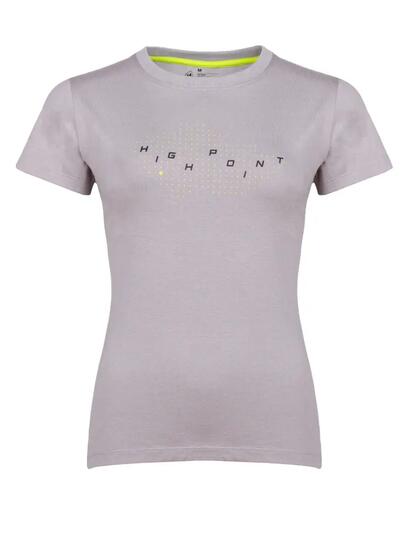T-shirt donna High Point Atlas Lady grigia in modal cotone leggero