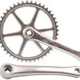 Fausto Crankset 44T — 170 mm Aluminium, Silver.