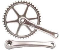 Cranket Fausto 44T-170mm Alu Silber