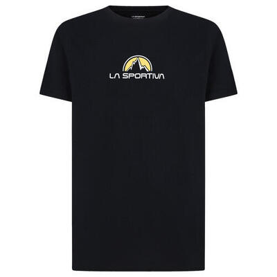T-shirt La Sportiva Brand Tee taglio regular nero materiale leggero traspirante